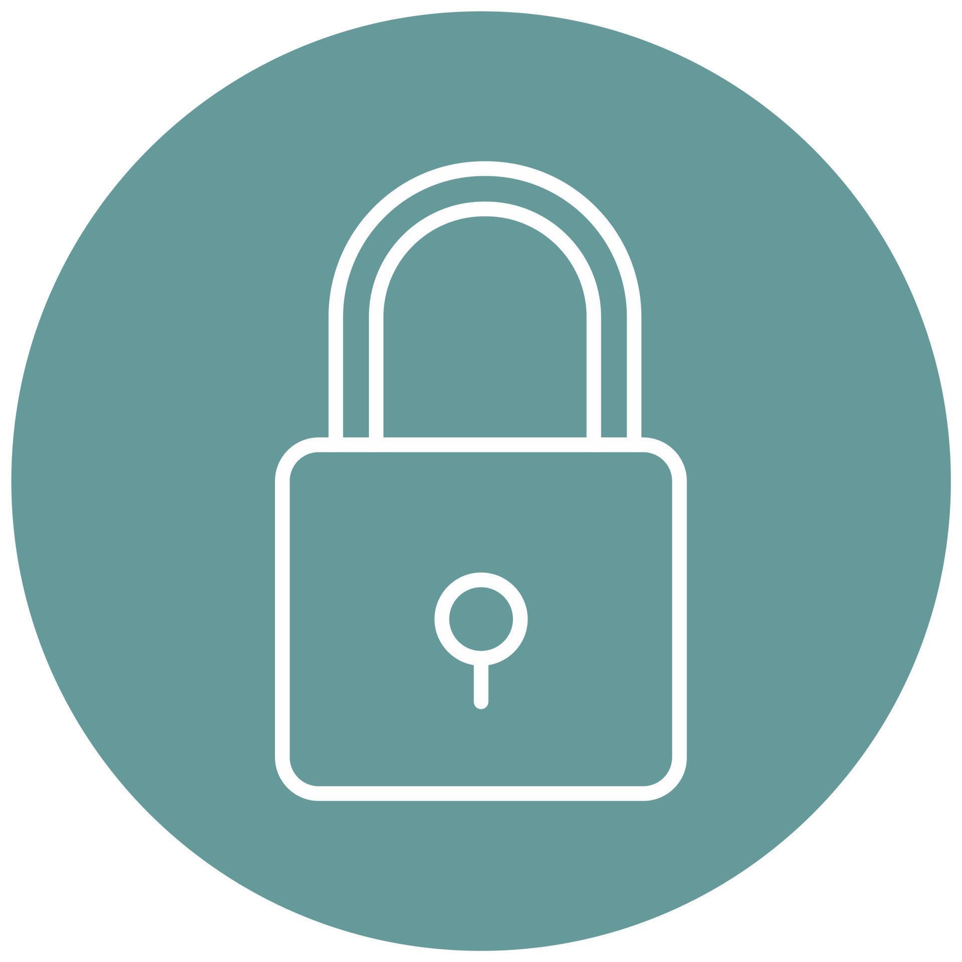Lock Vector Icon Style 22044607 Vector Art at Vecteezy
