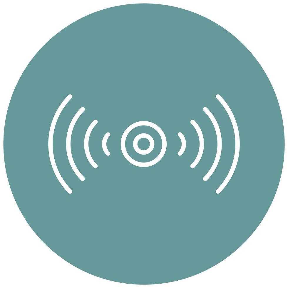 Motion Sensor Vector Icon Style