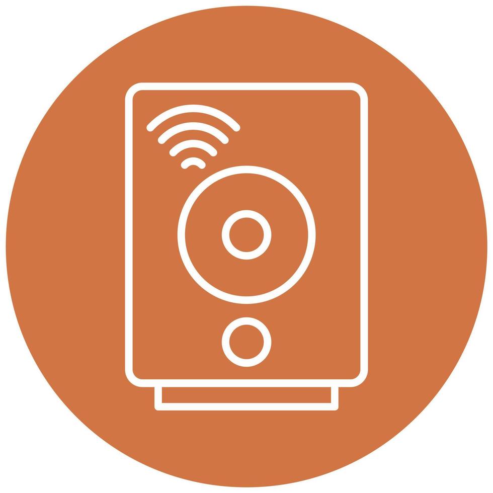 Smart Speaker Vector Icon Style