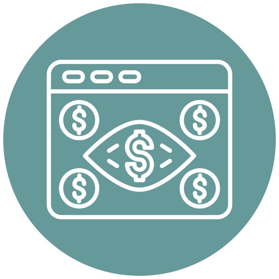 Cost Per Mille Vector Icon Style