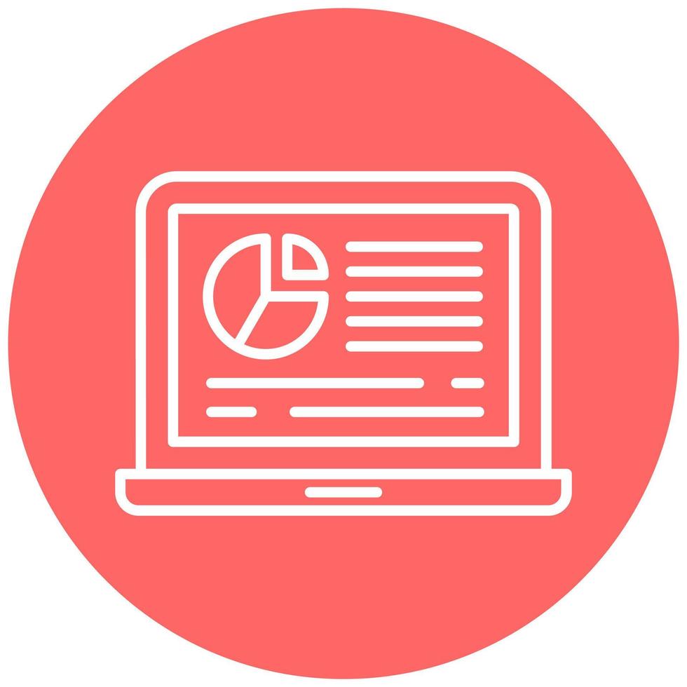 Analytics Vector Icon Style