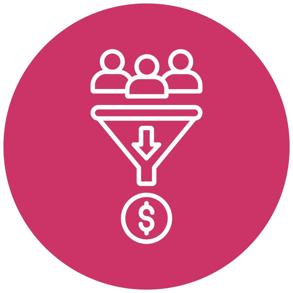 Lead Generation Vector Icon Style