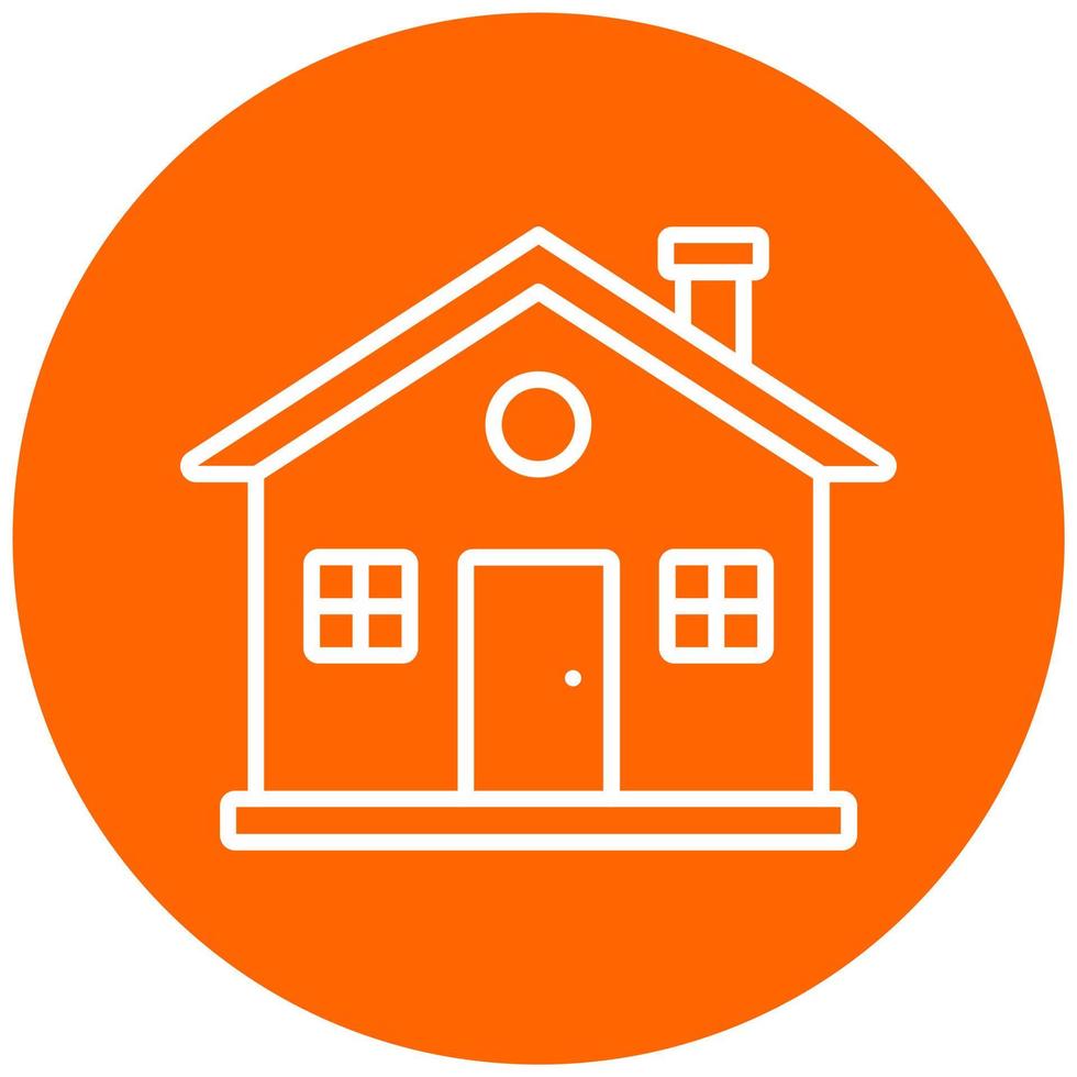 Cabin Vector Icon Style