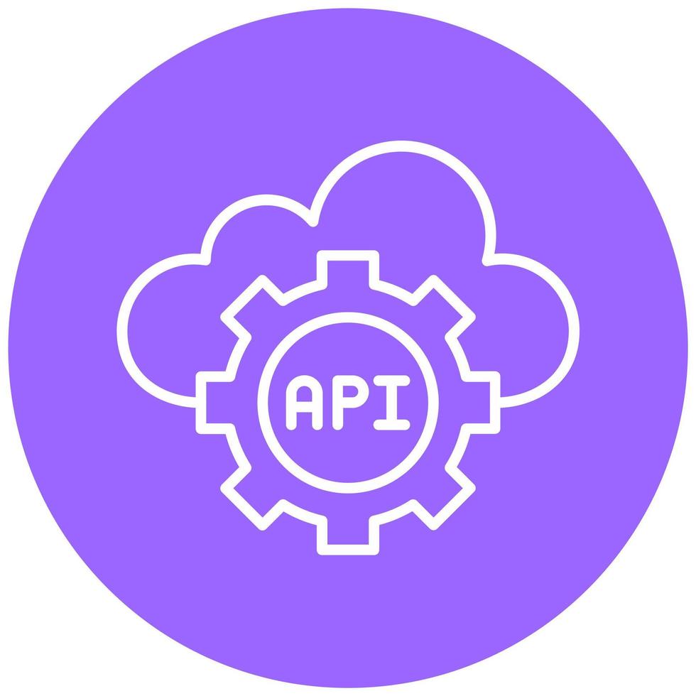 Api Vector Icon Style 22045007 Vector Art at Vecteezy