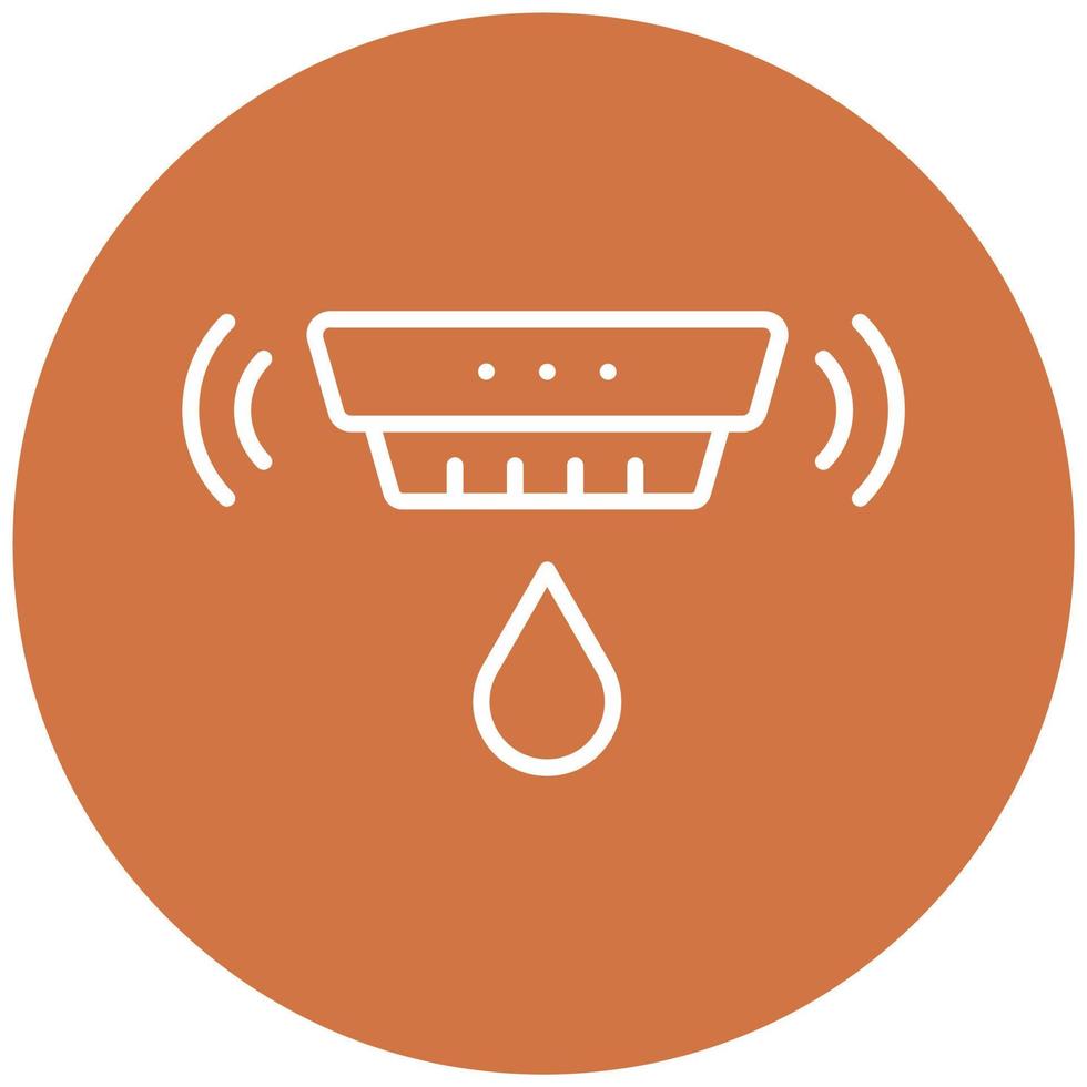 Smart Water Sensor Vector Icon Style