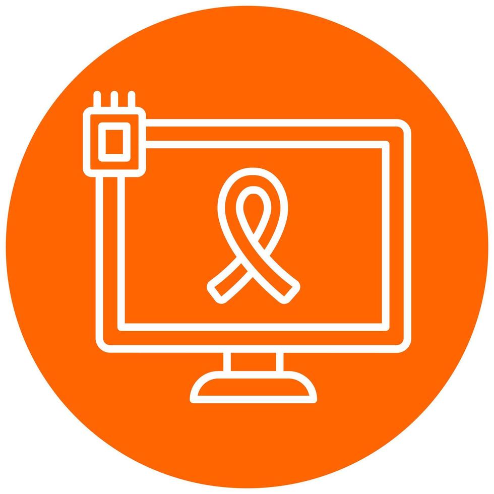 Cancer Diagnosis Vector Icon Style