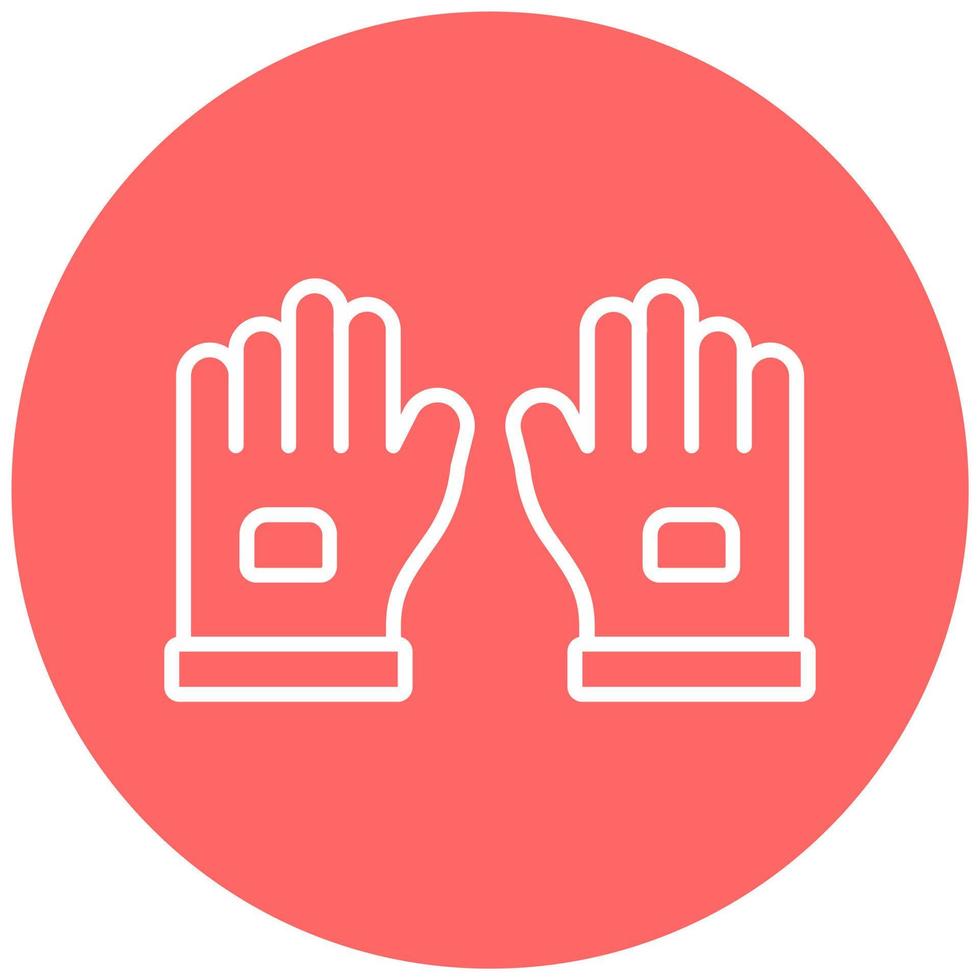 Gloves Vector Icon Style