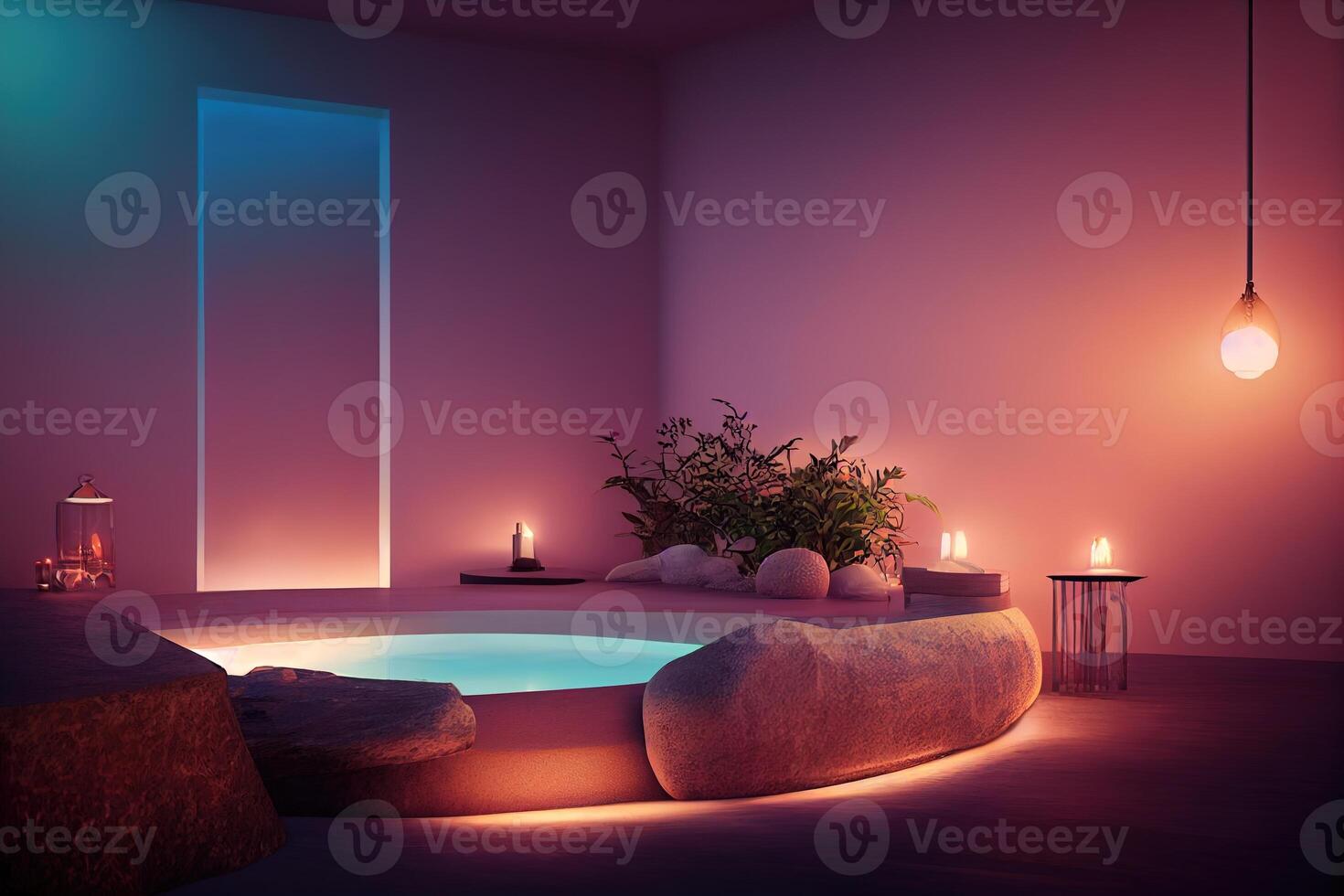 Cozy spa interior photo