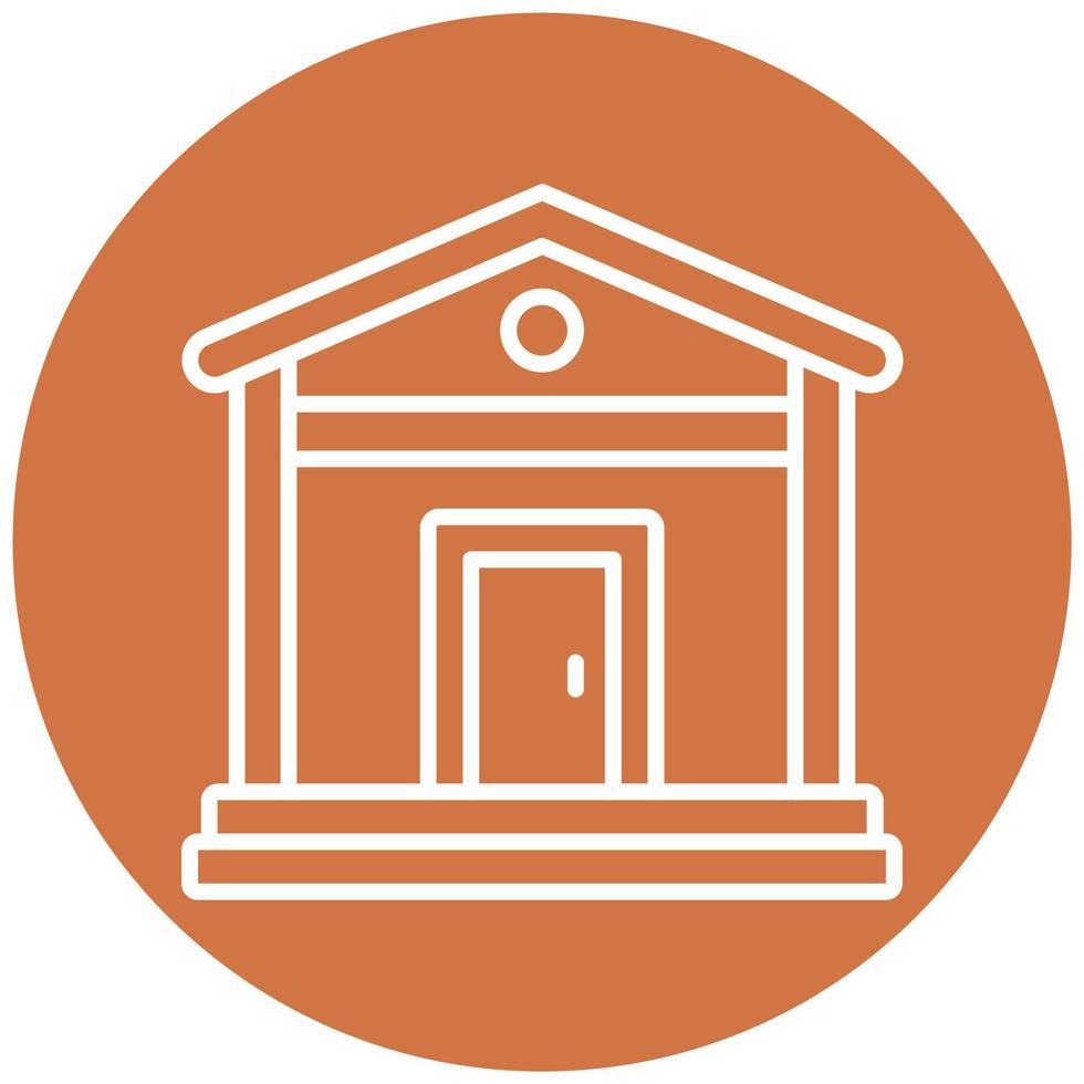Mausoleum Vector Icon Style