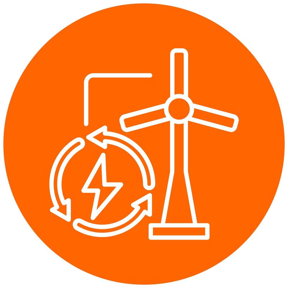 Renewable Energy Vector Icon Style