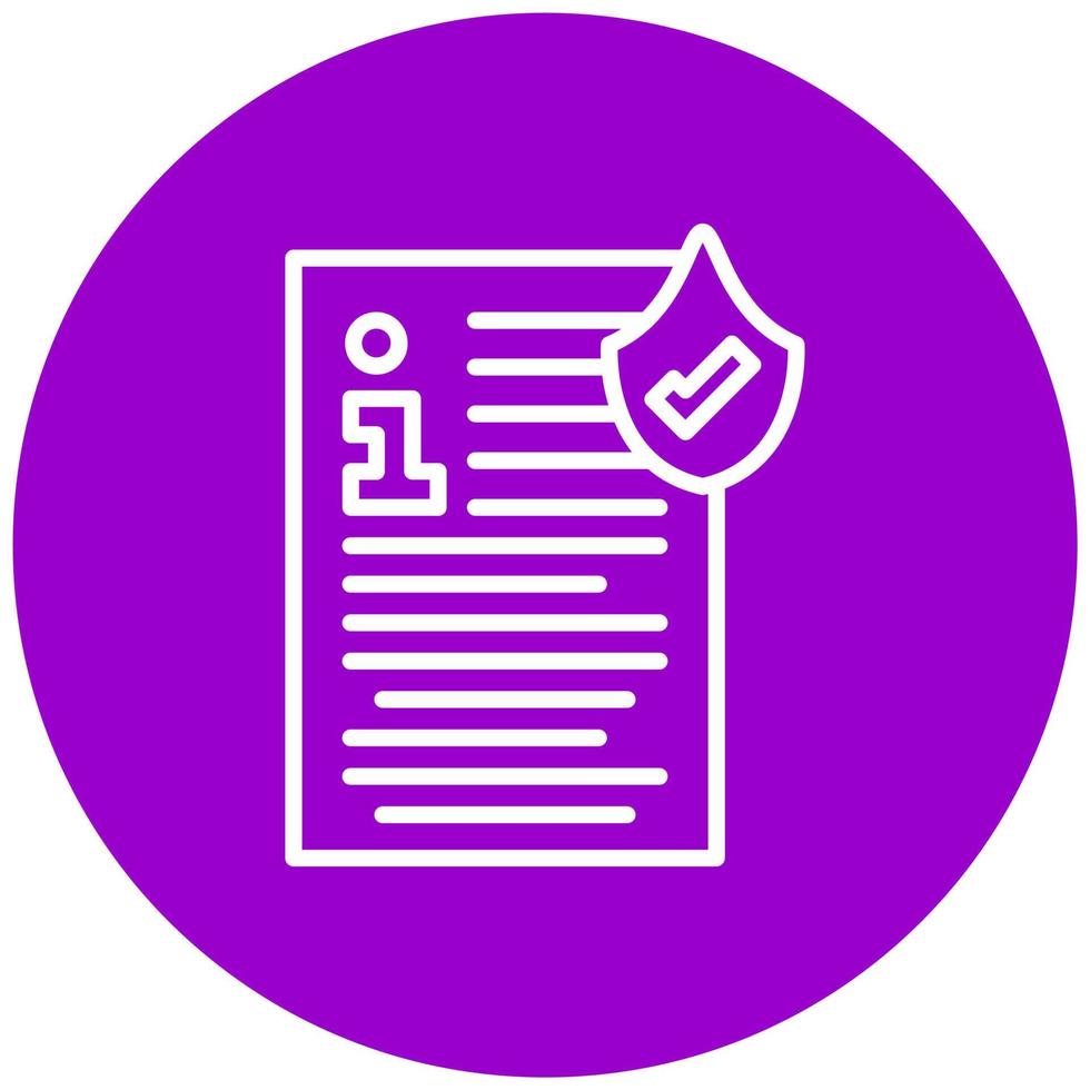 Accurate Info Vector Icon Style