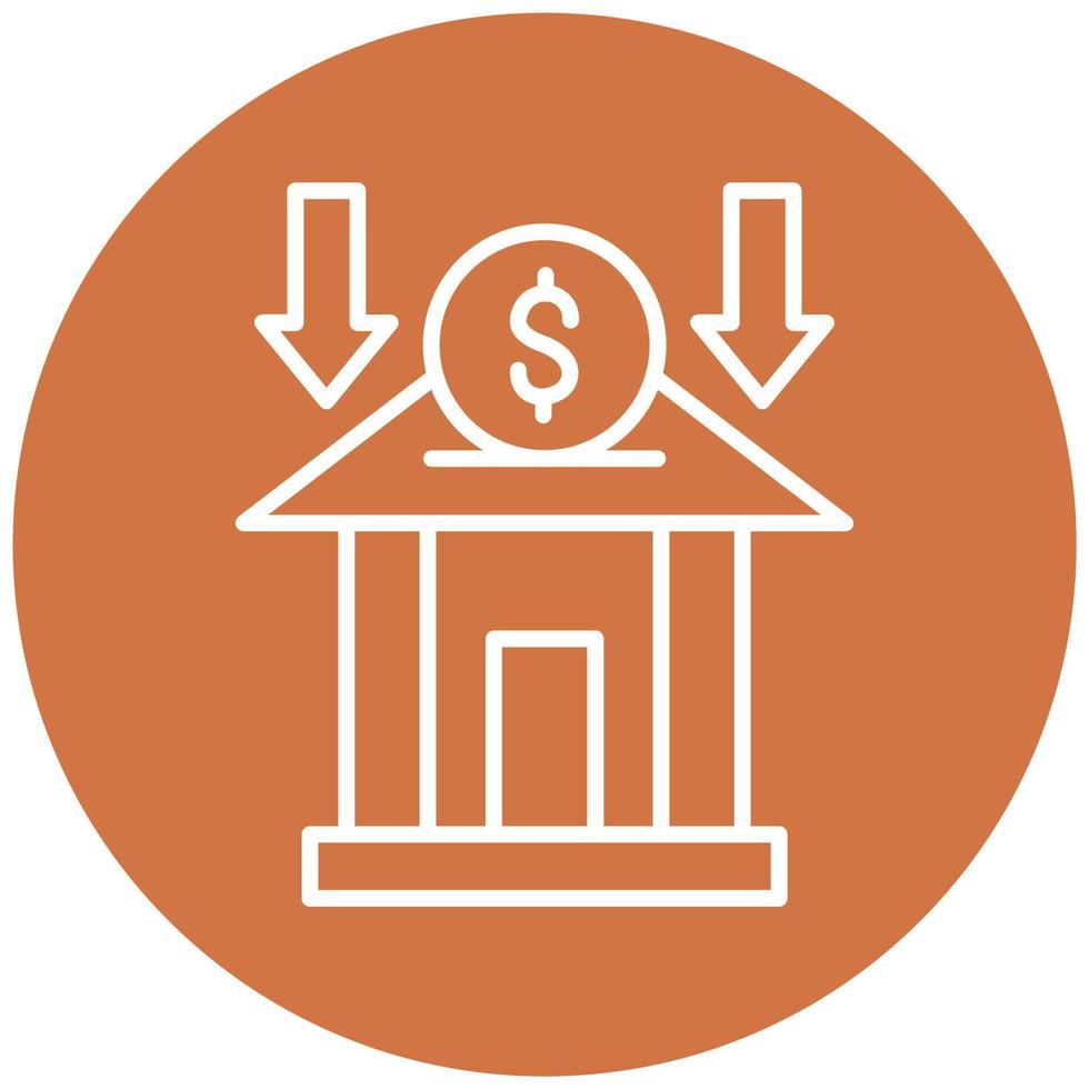 Bank Deposit Vector Icon Style