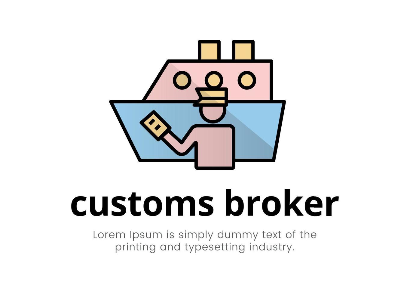 Finance illustration in color. vector
