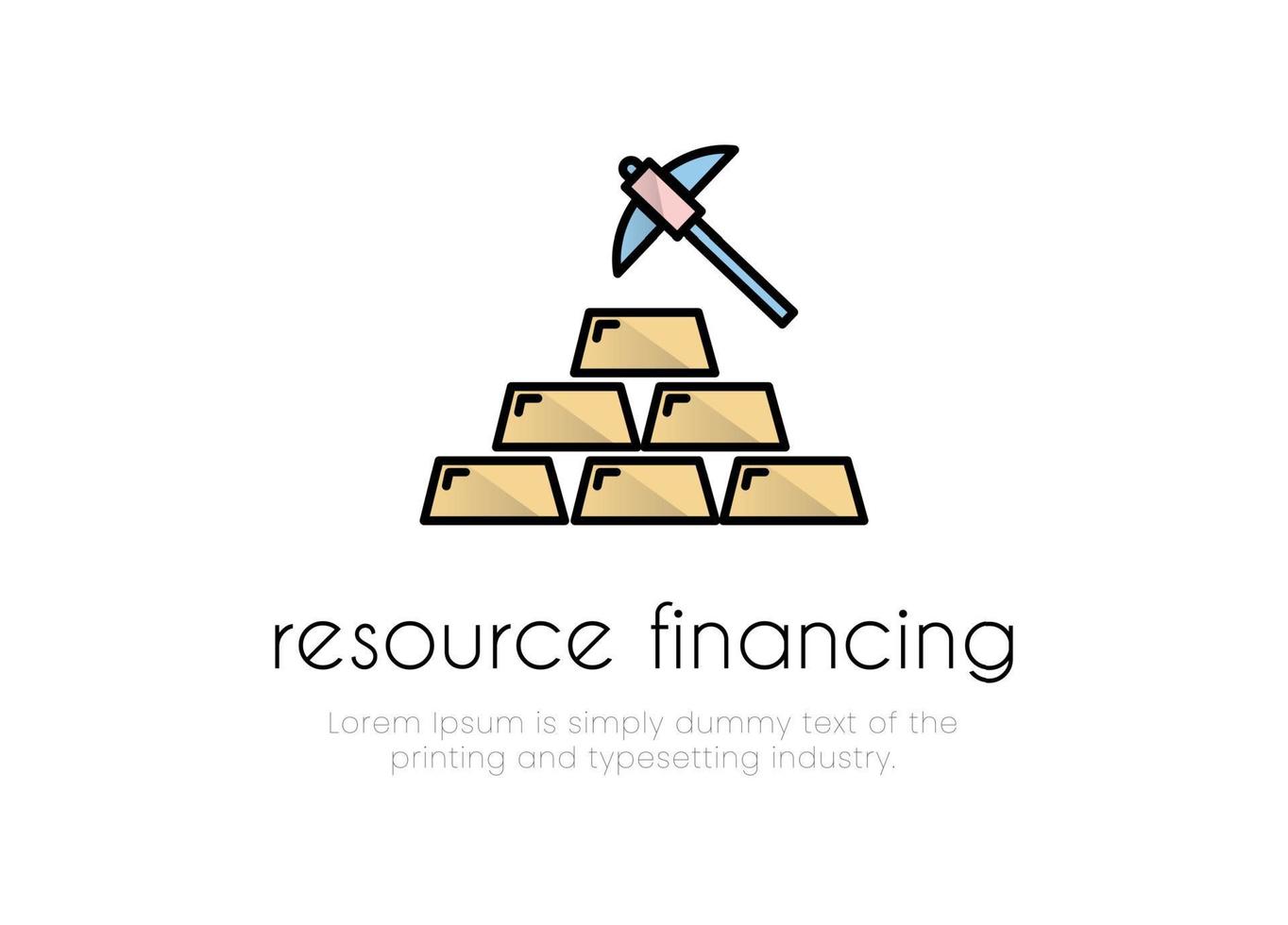 Finance illustration in color. vector