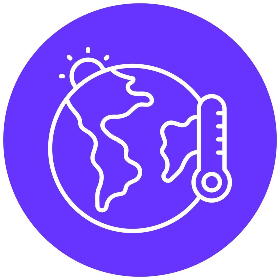 Climate Change Icon Style vector