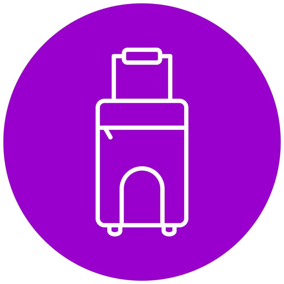 Travel Luggage Vector Icon Style