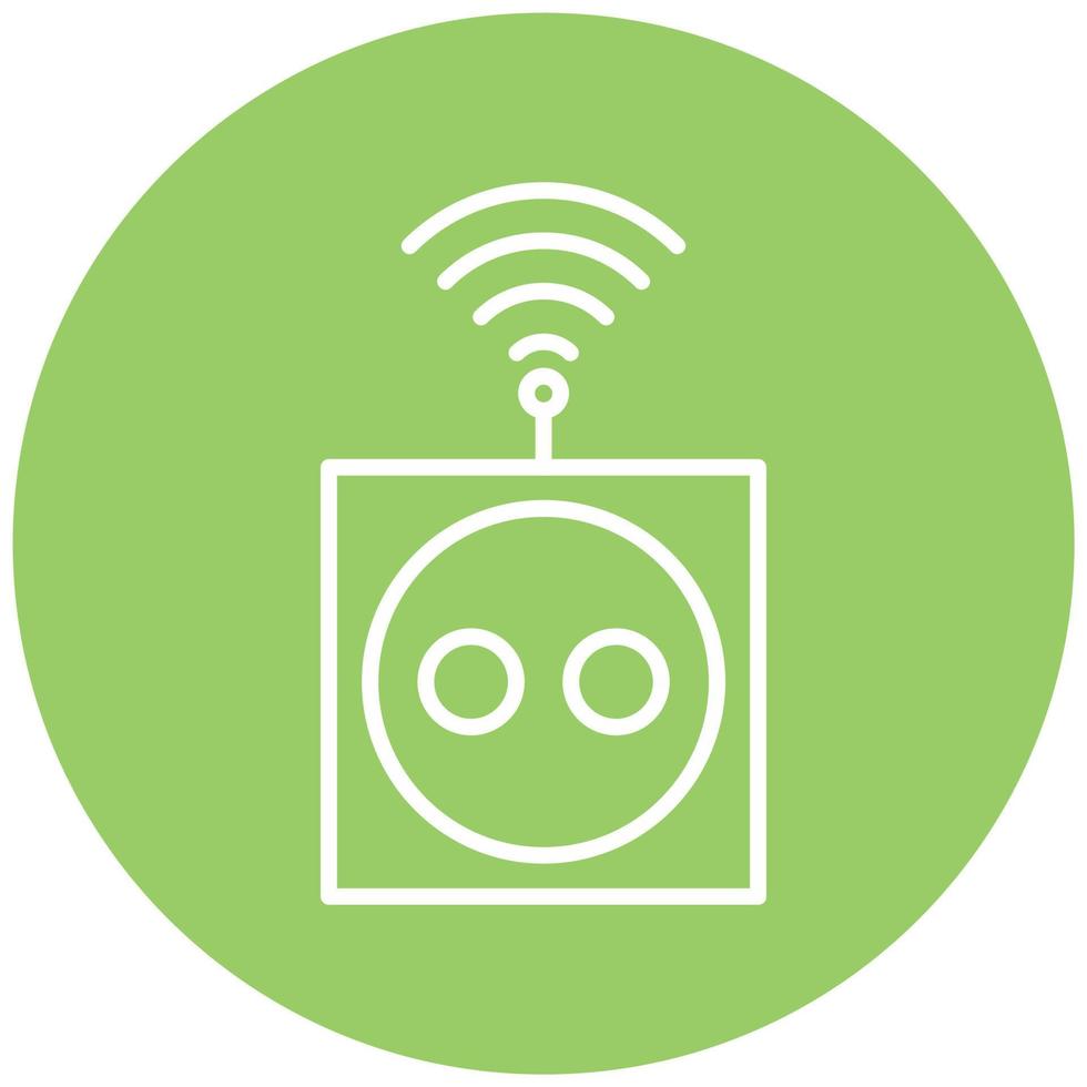 Smart Socket Vector Icon Style