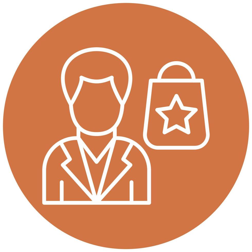 Customer Icon Style vector