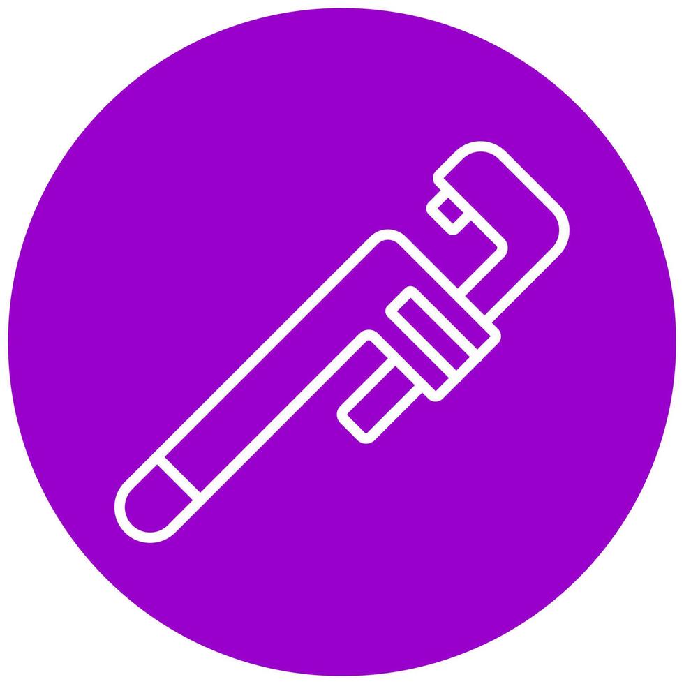 Adjustable Wrench Icon Style 22046271 Vector Art at Vecteezy