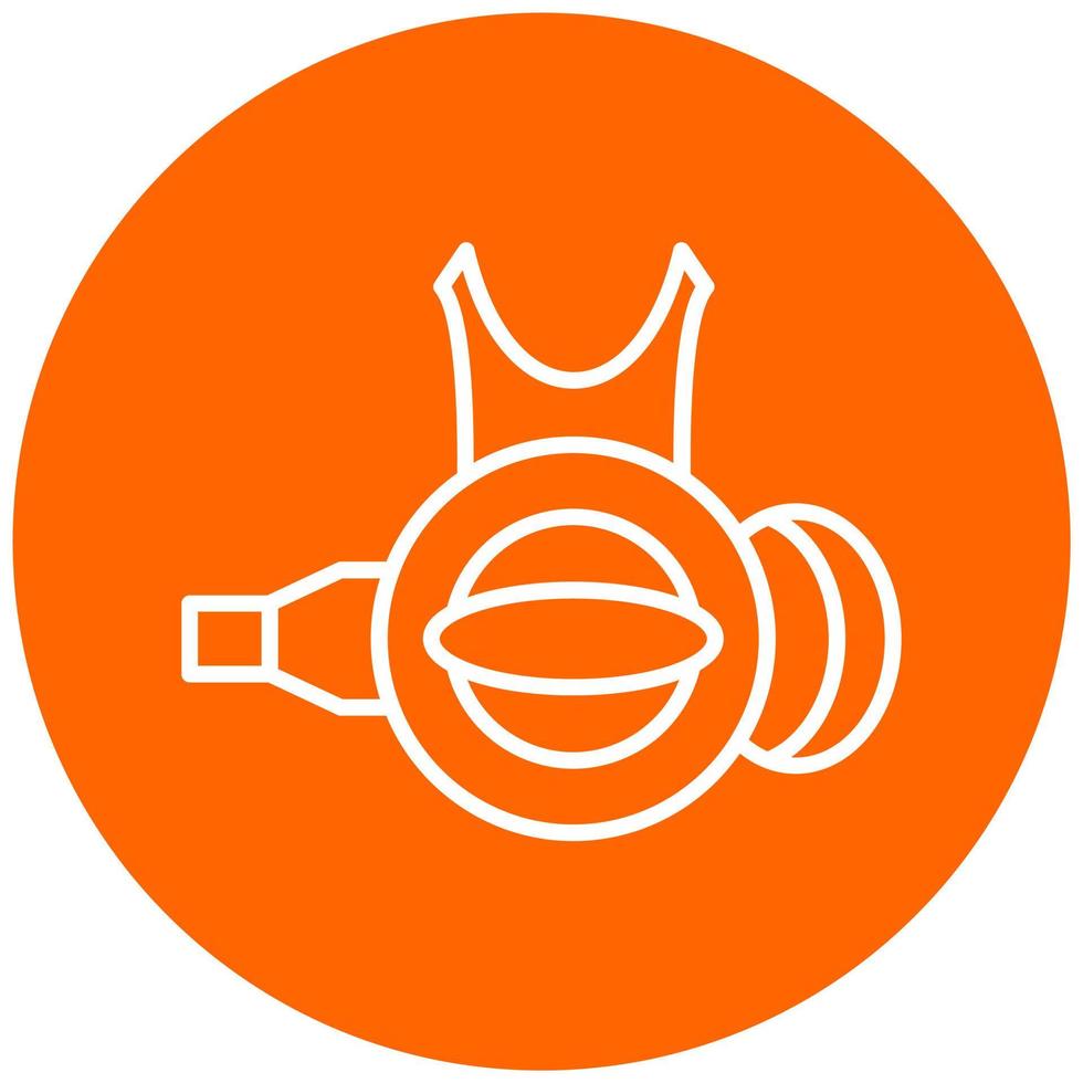 Diving Regulator Icon Style vector