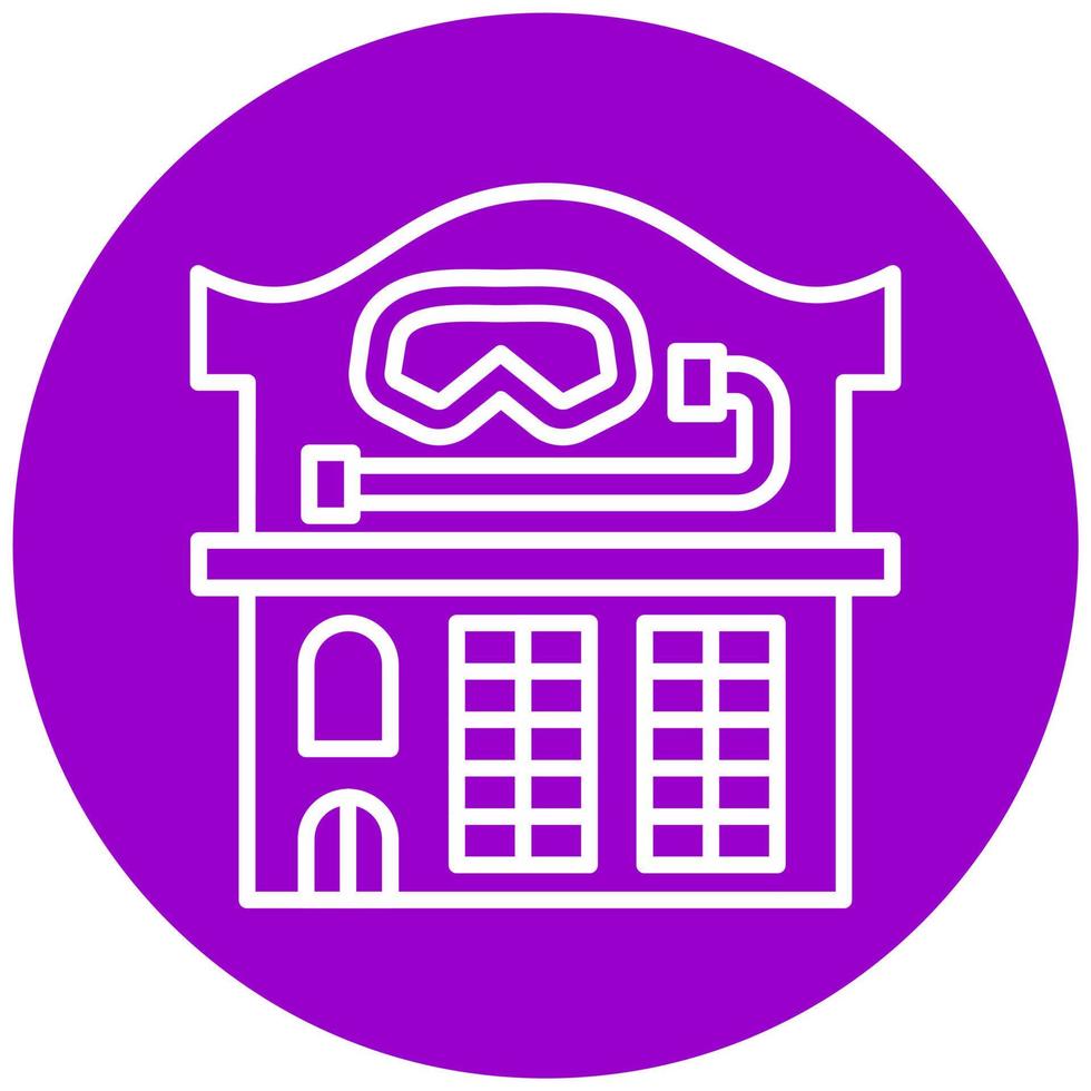 Dive Shop Icon Style 22046324 Vector Art at Vecteezy