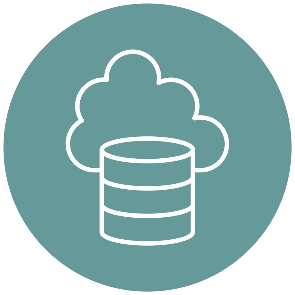 Cloud Storage Icon Style 22046565 Vector Art at Vecteezy