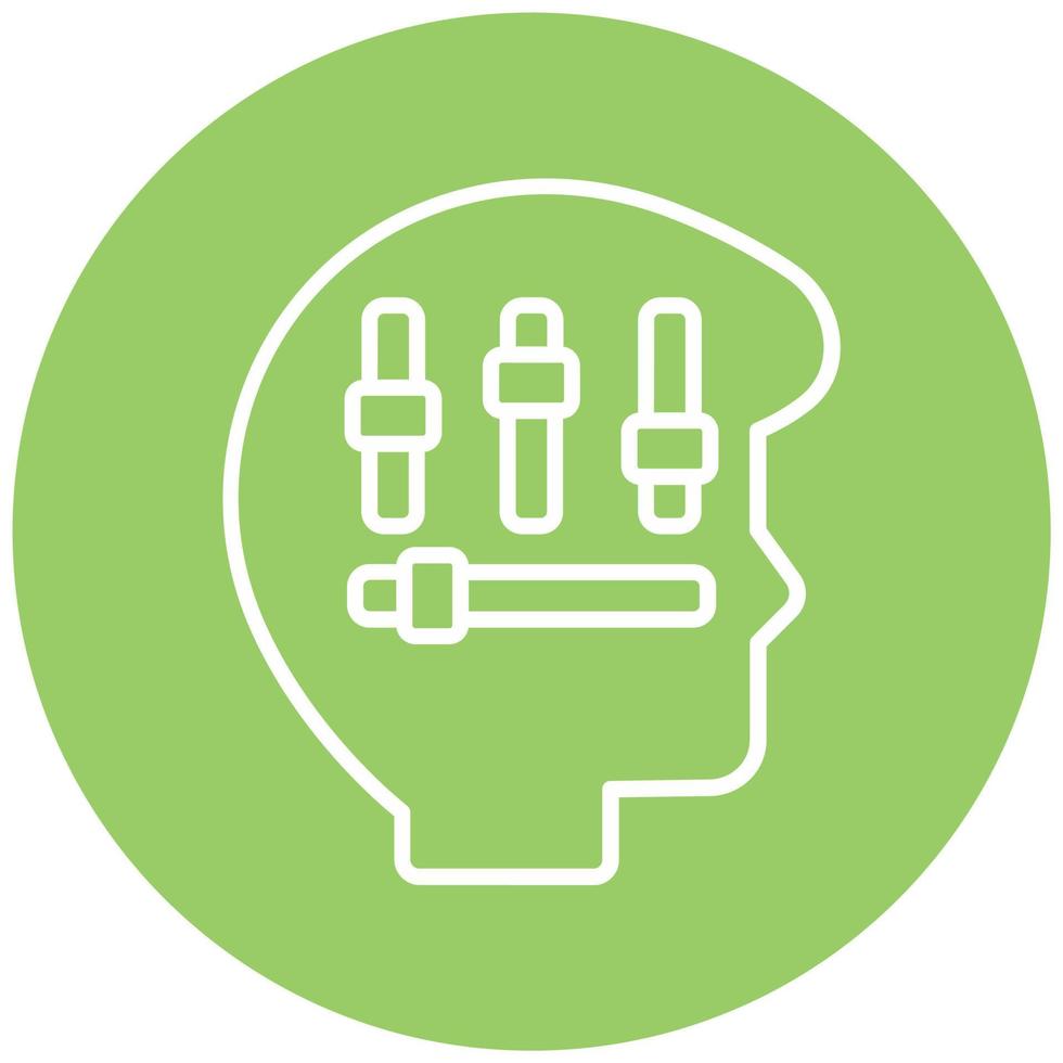 Self Control Icon Style vector