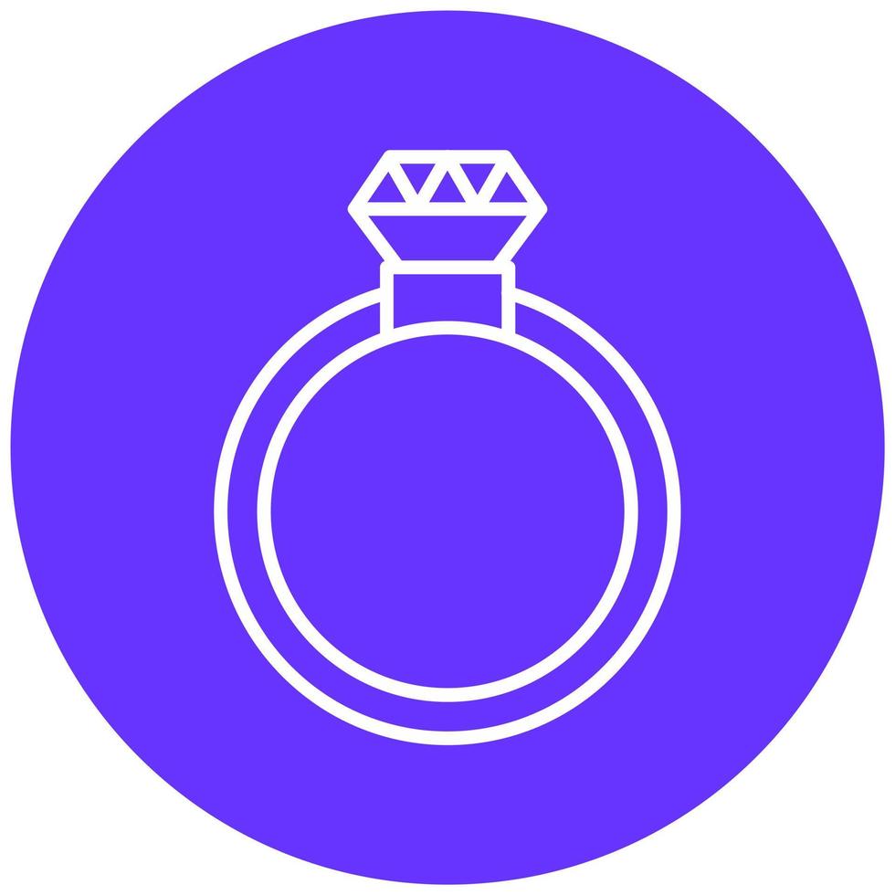 Rings Icon Style vector