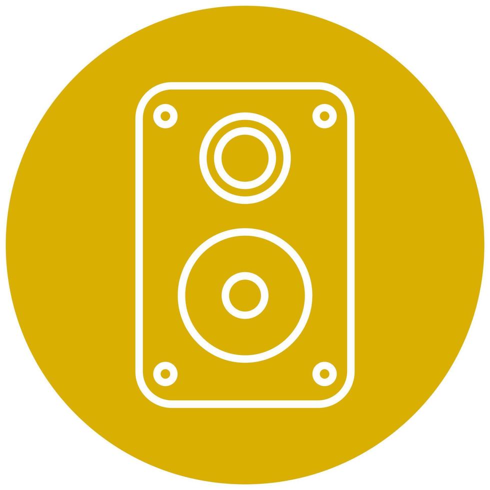 Sound System Icon Style vector