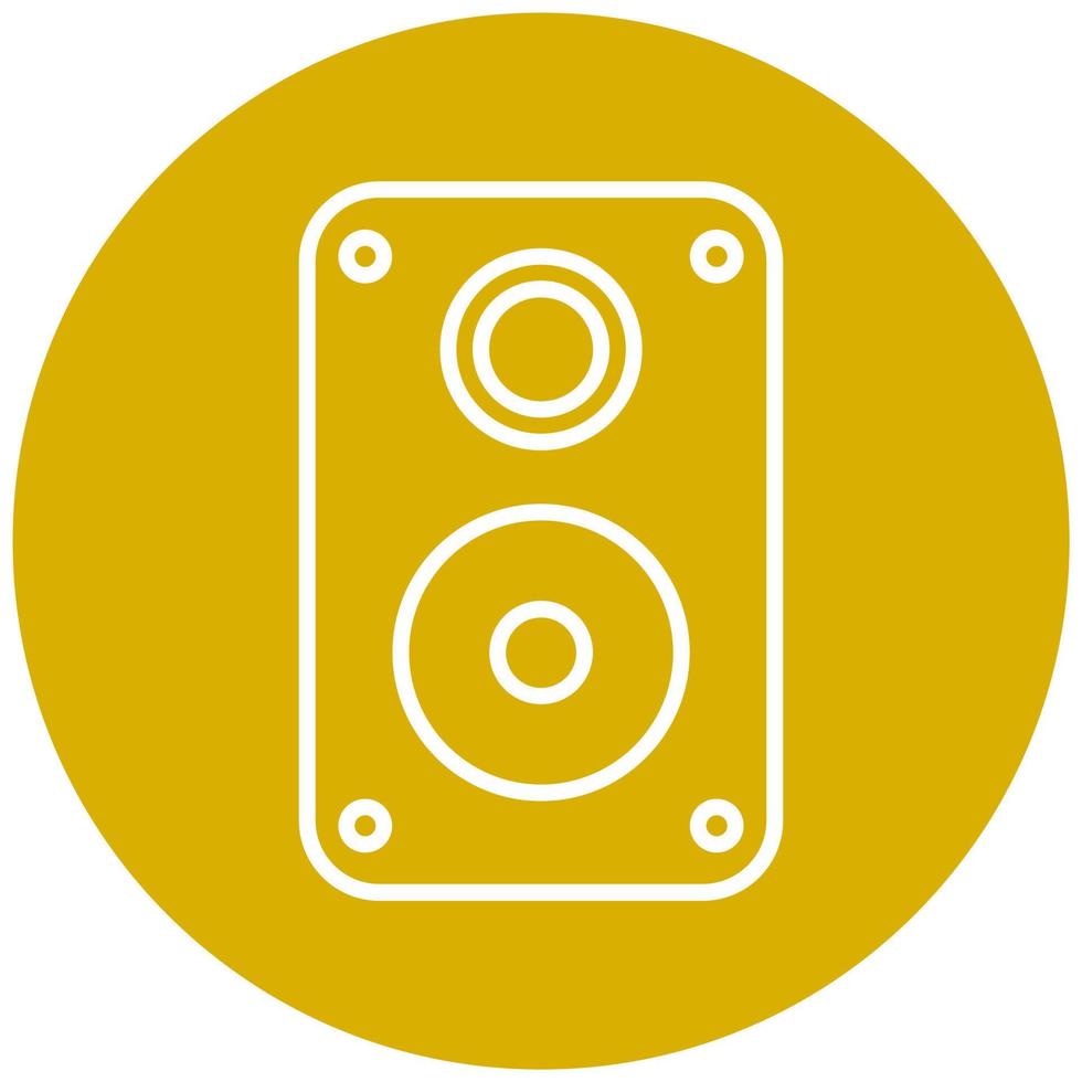 Sound System Icon Style vector