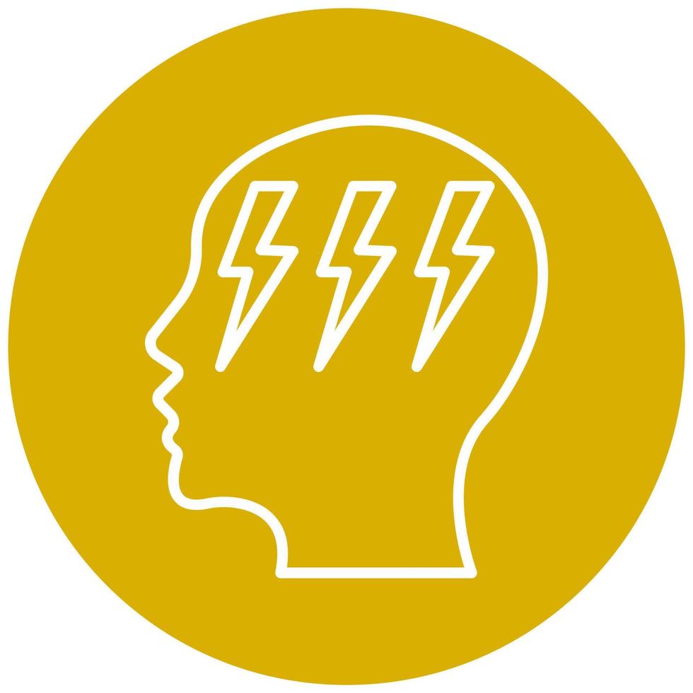 Panic Atack Icon Style vector