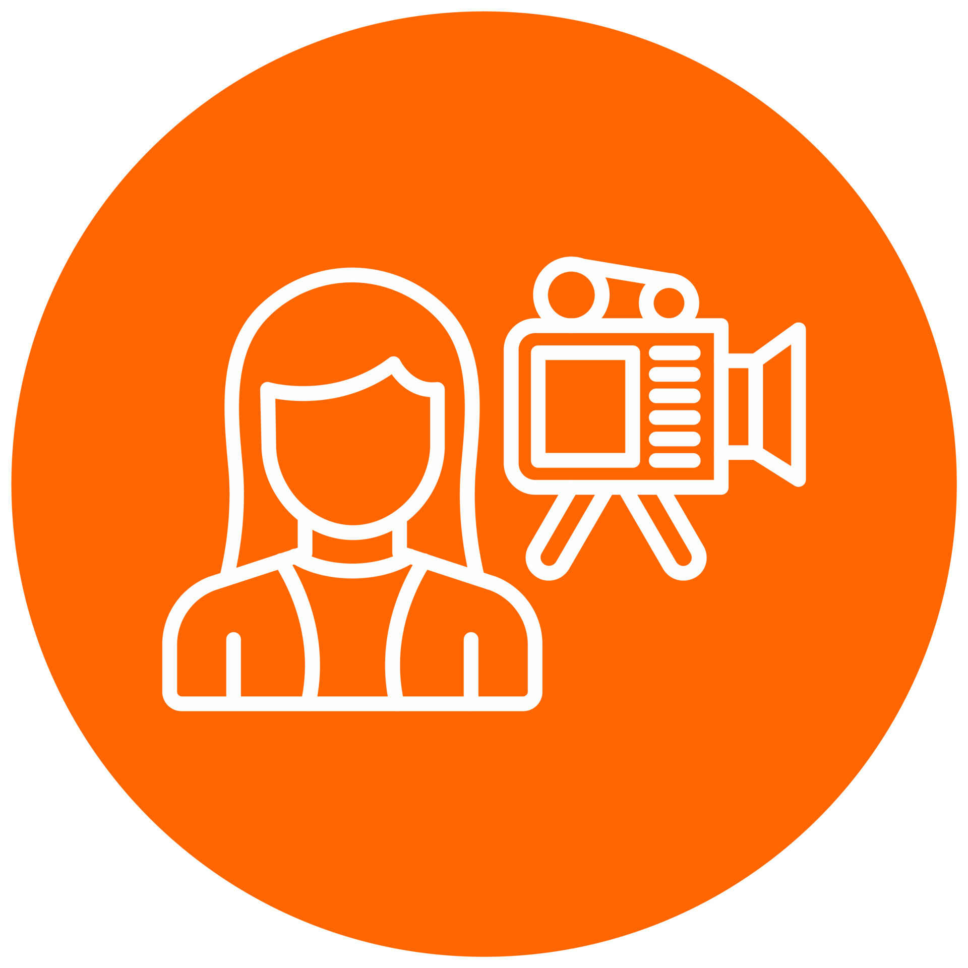 Camera Operator Male Icon Style 22046804 Vector Art at Vecteezy