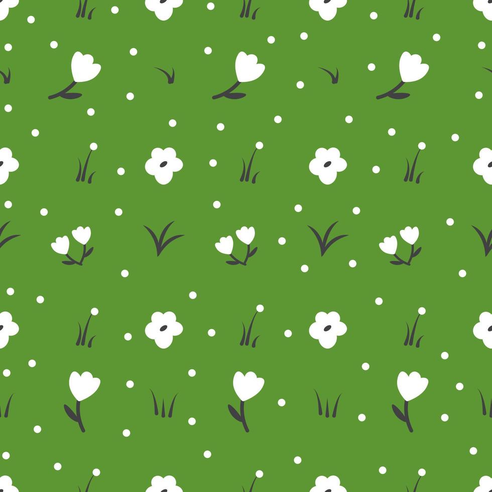 Floral seamless pattern with small flowers. Pretty for fabric, textile, wallpaper vector