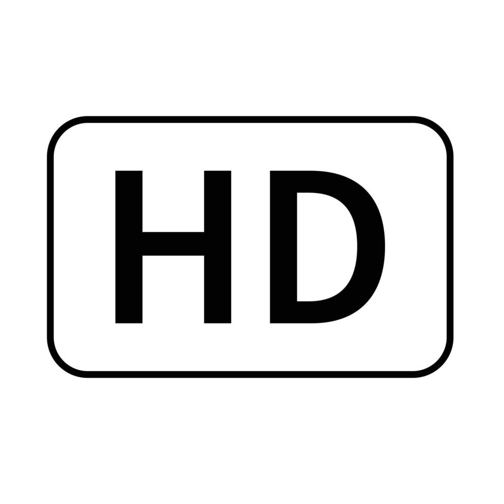 HD icon illustration vector