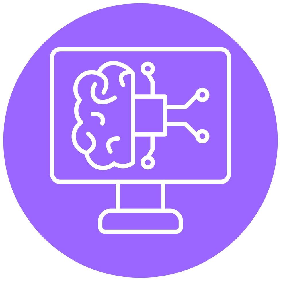 Computer Science Vector Icon Style