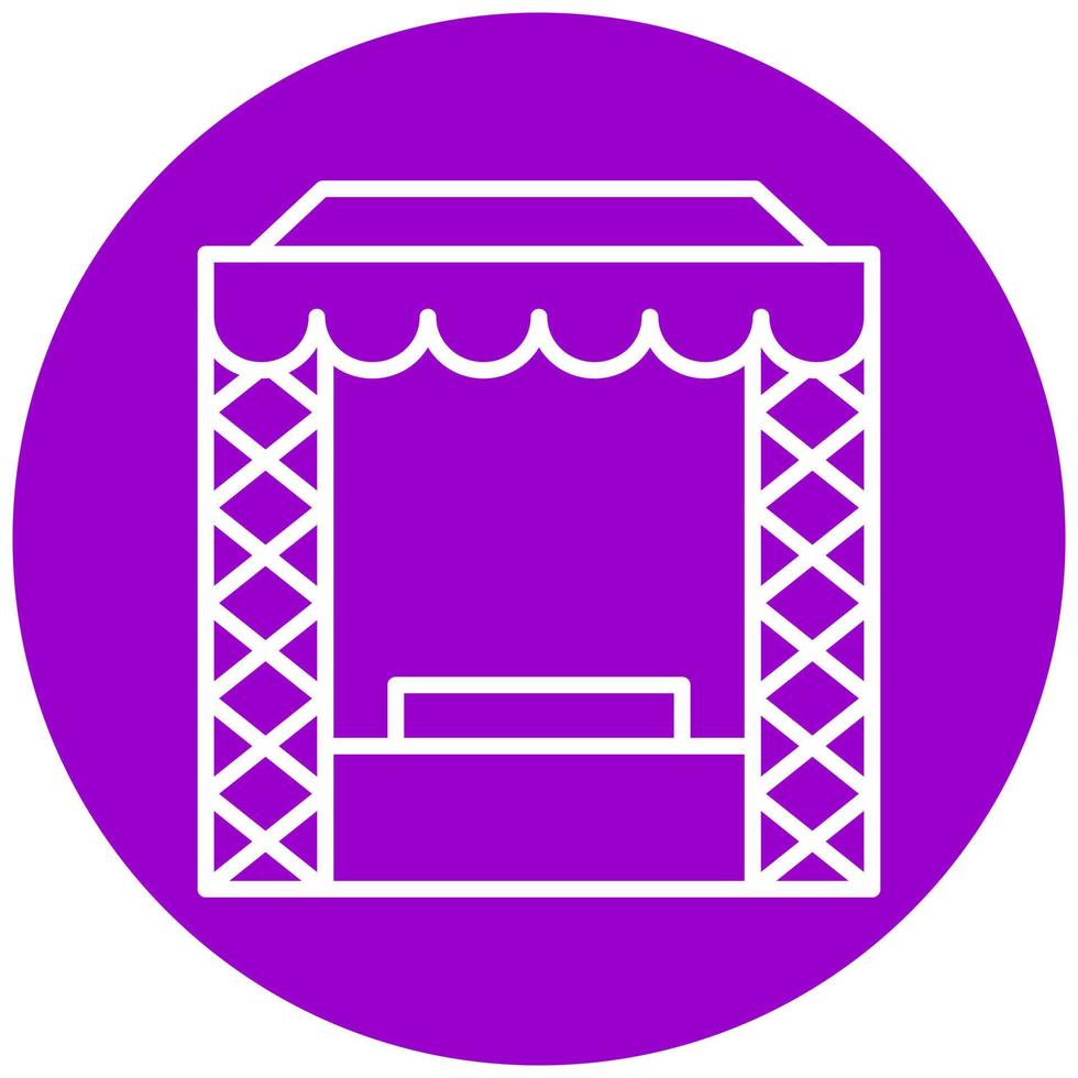Stage Planing Vector Icon Style