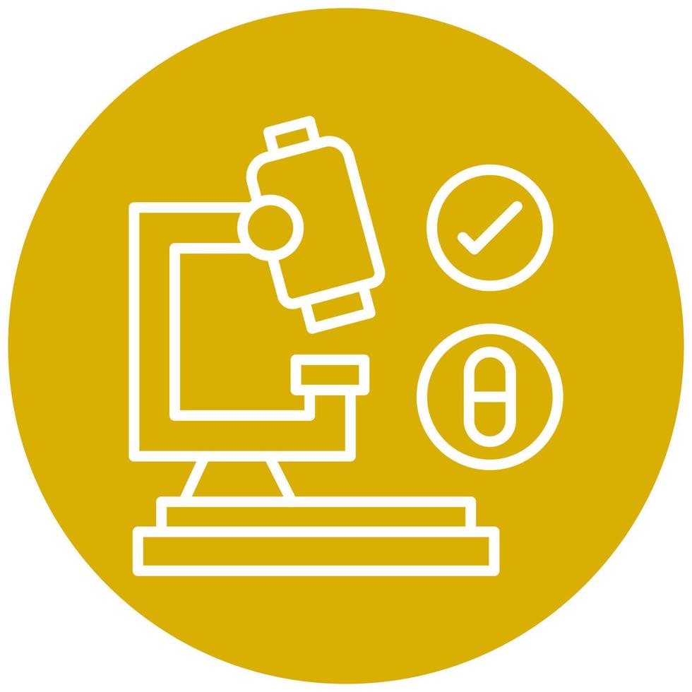 Drug Discovery Vector Icon Style