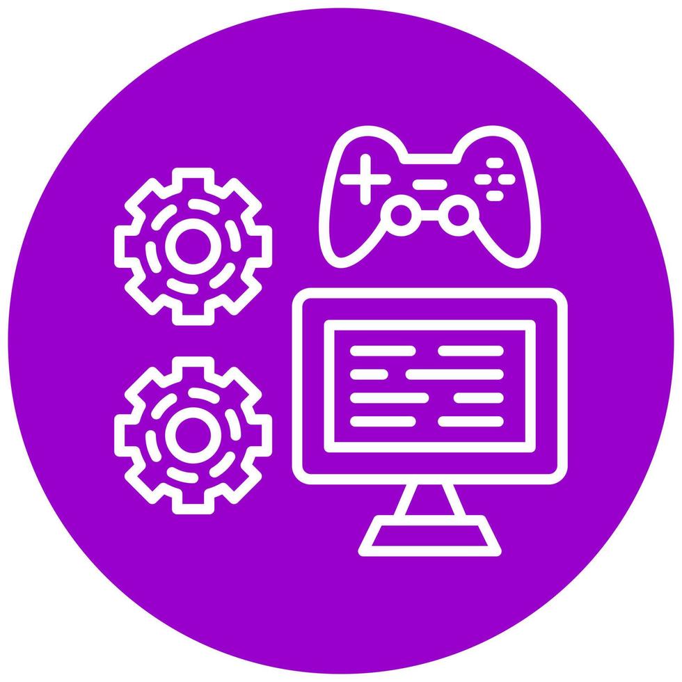 Game Mod Manager Vector Icon Style