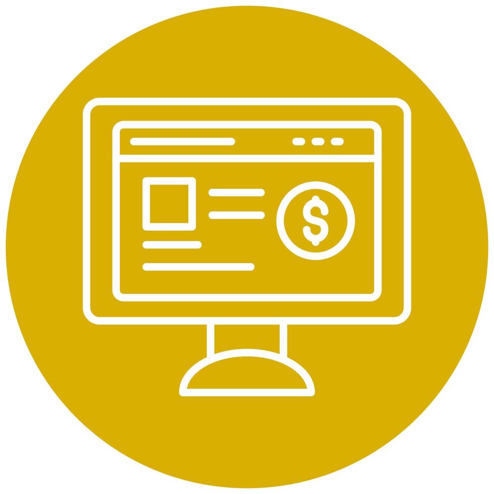 Crowdfunding Portal Vector Icon Style