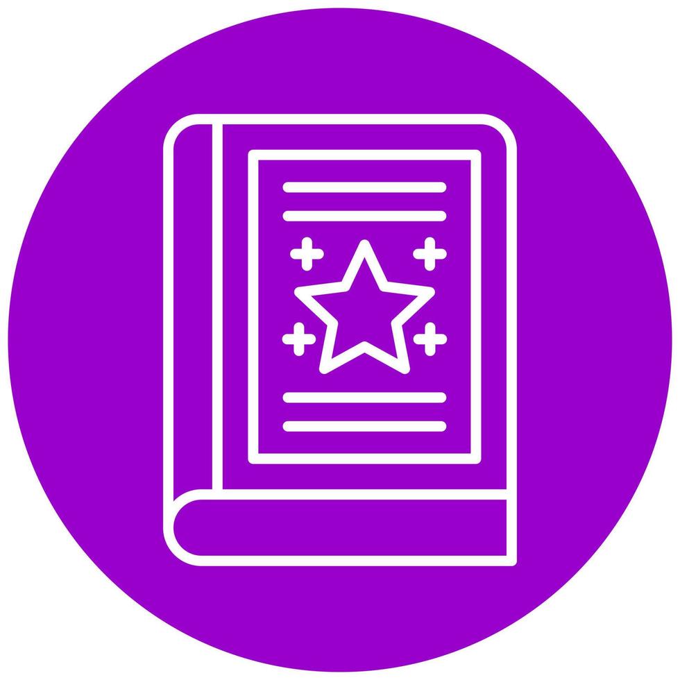 Spellbook Vector Icon Style