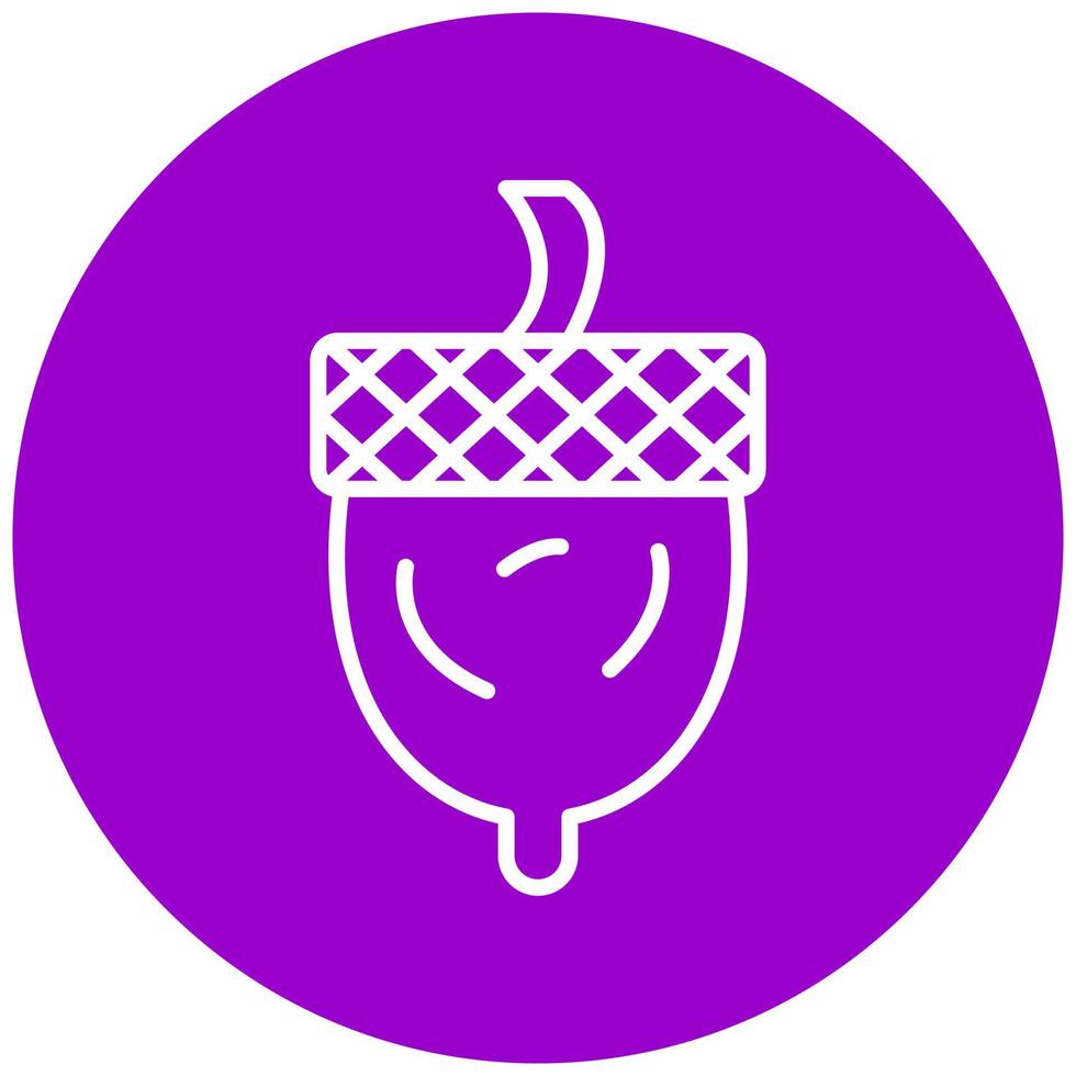 Acorn Vector Icon Style