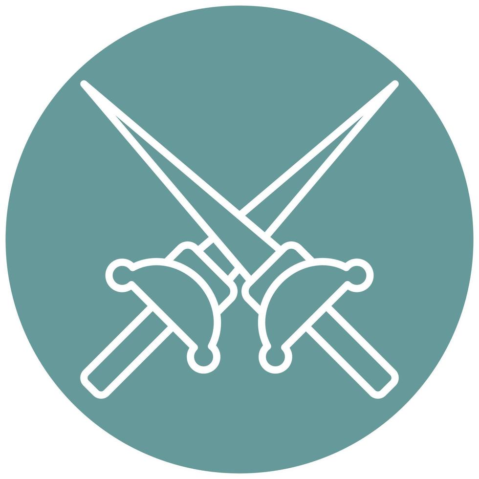 Rapier Vector Icon Style