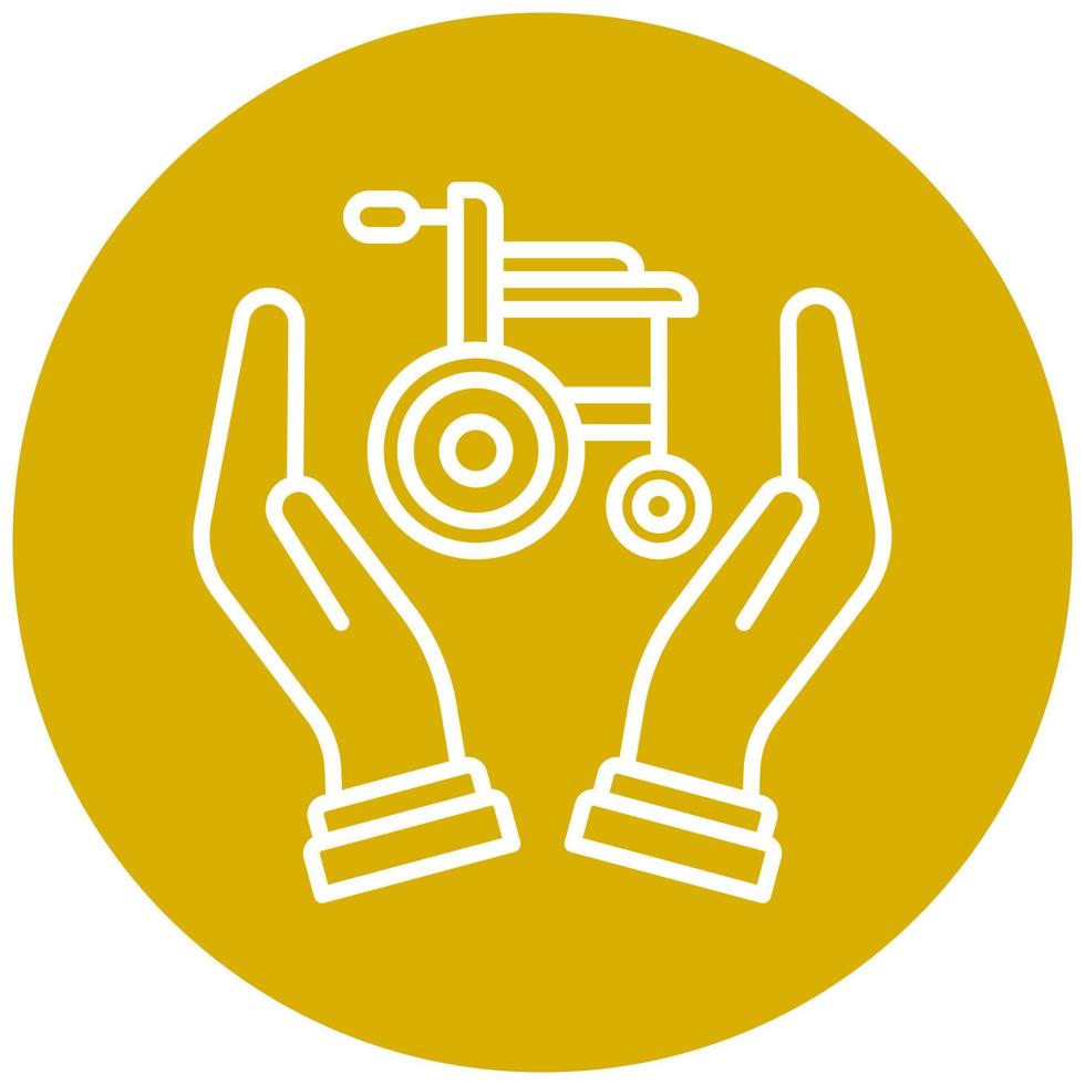 Disable Aid Vector Icon Style