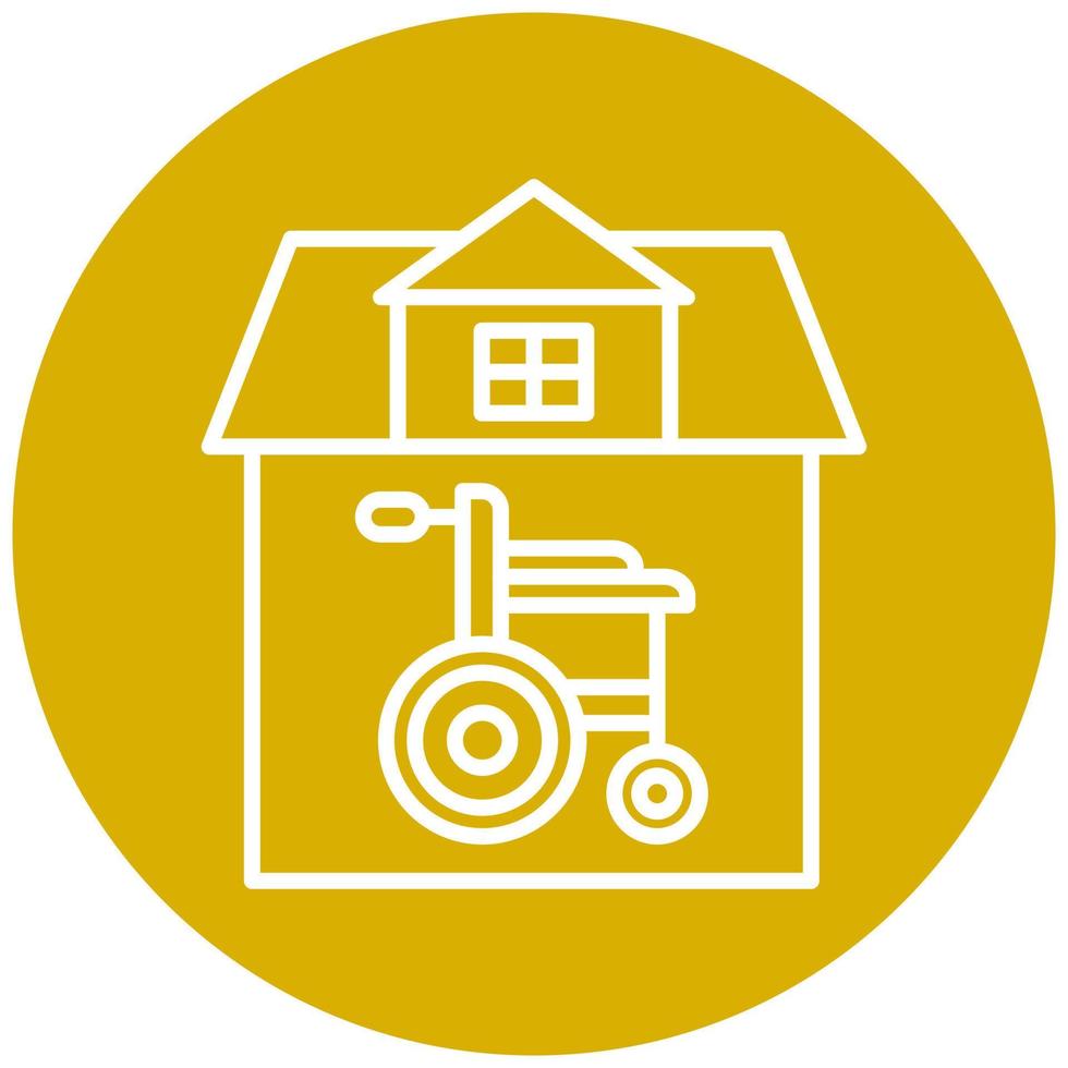 Hospice Vector Icon Style