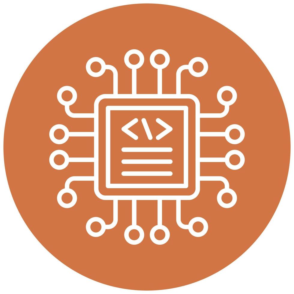 Code Processor Vector Icon Style 22048172 Vector Art at Vecteezy