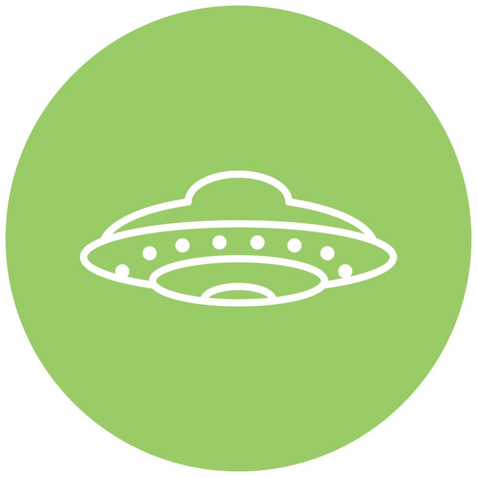 UFO Vector Icon Style