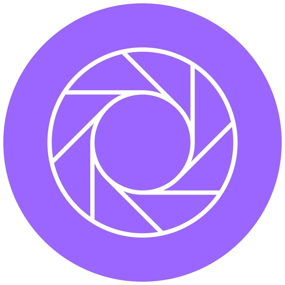 Diaphragm Vector Icon Style