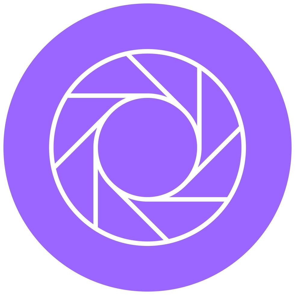 Diaphragm Vector Icon Style