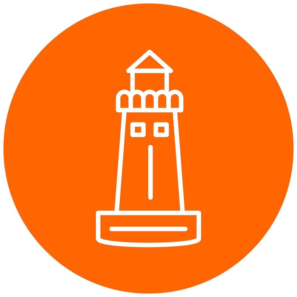 Lighthouse Vector Icon Style