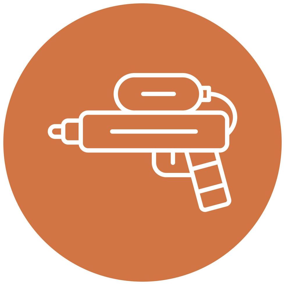 Water Gun Vector Icon Style